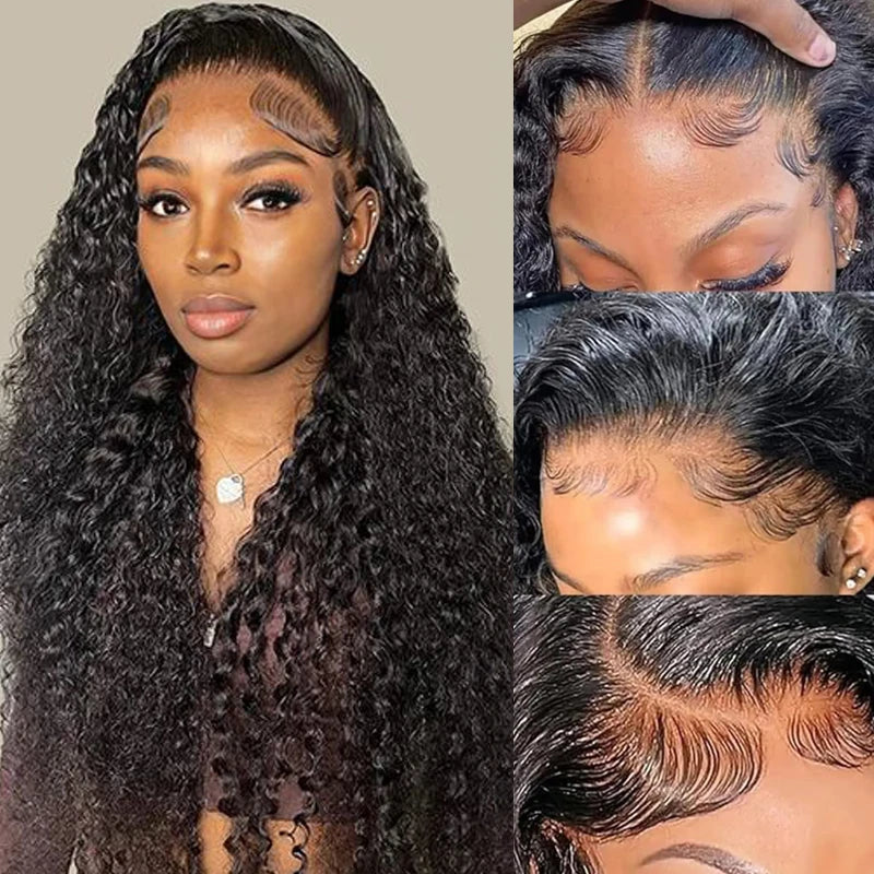 Easy Wear Curly Water Wave Wigs