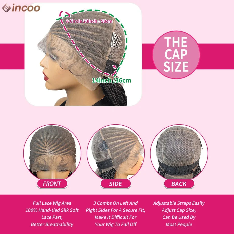 Curly Boho Braided Wigs