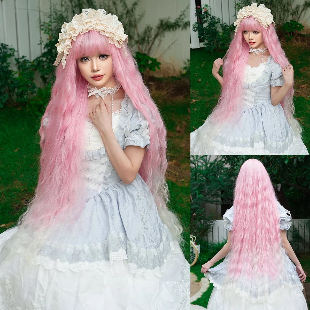 Extra Long Cosplay Wigs With Bangs