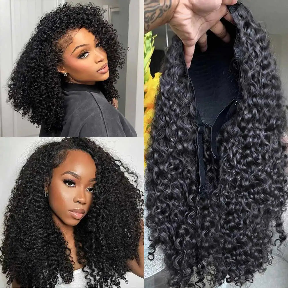 Deep Water Wave Headband Wigs