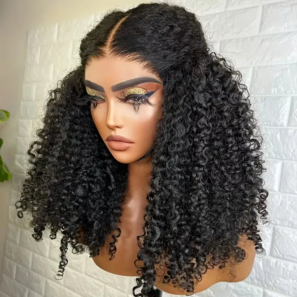 Kinky Curly Glueless HD Wigs