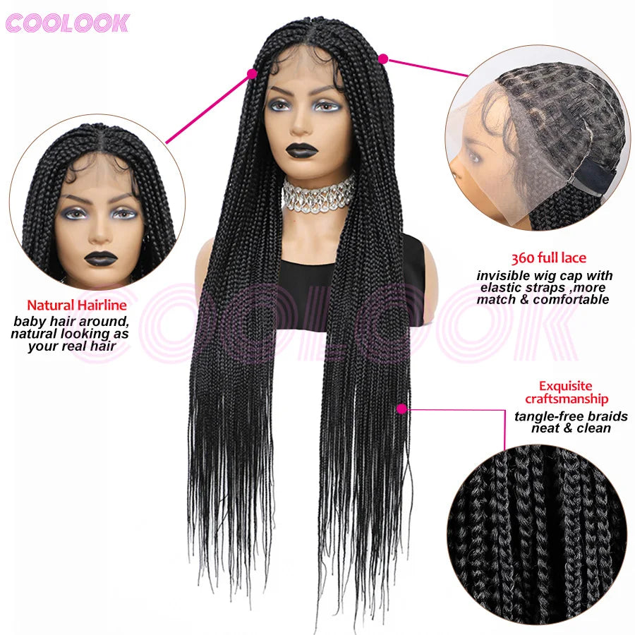 Small Knotless Box Braid Wigs