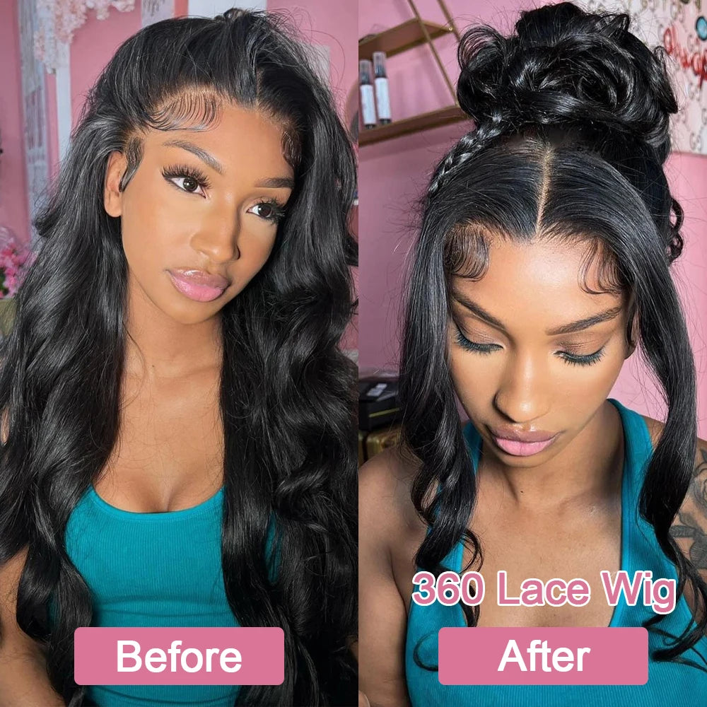 Pre plucked Brazilian Loose Wave Wig