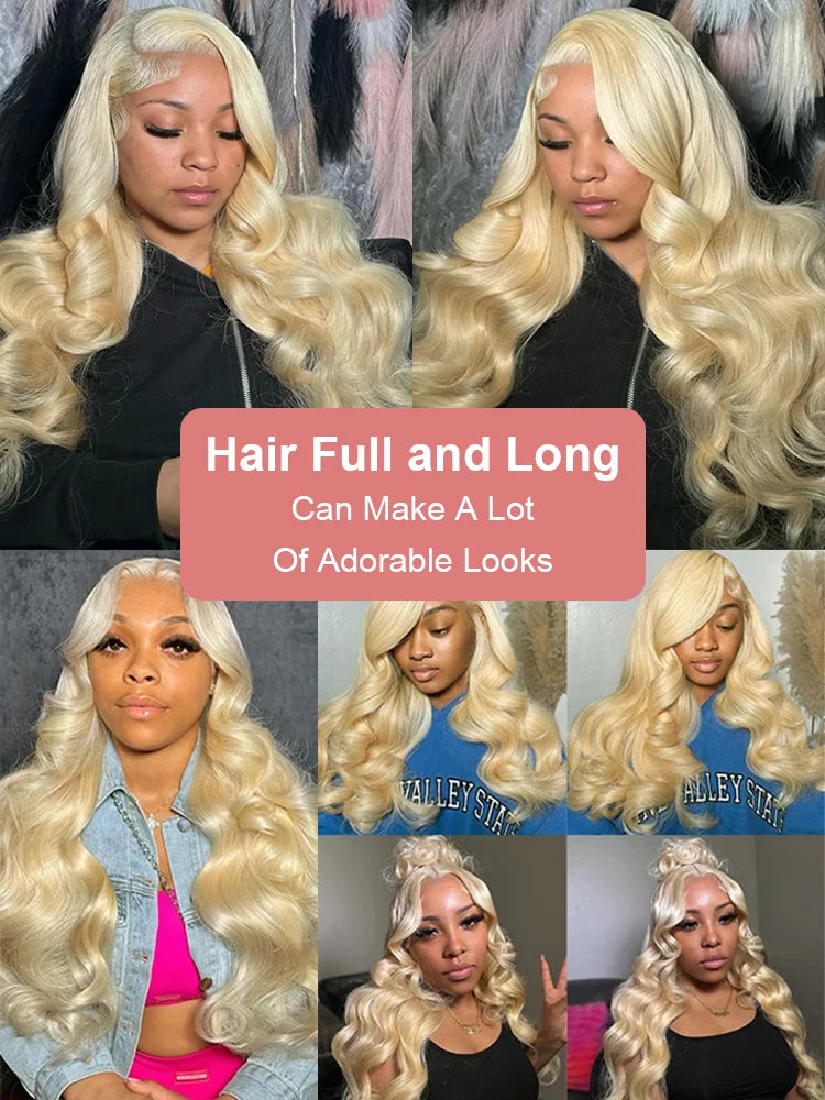 Honey Blonde Loose Wave Lace Frontal Wig