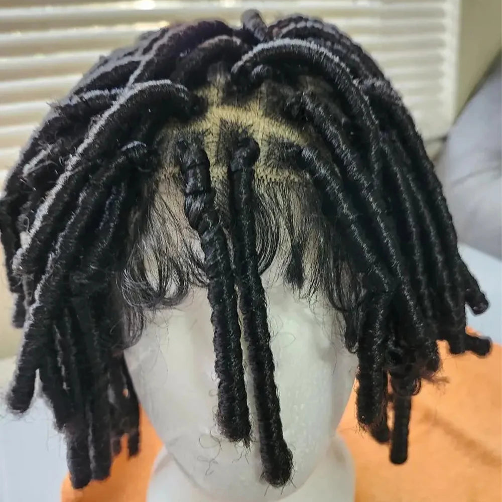 Synthetic Knotless Braided Locs