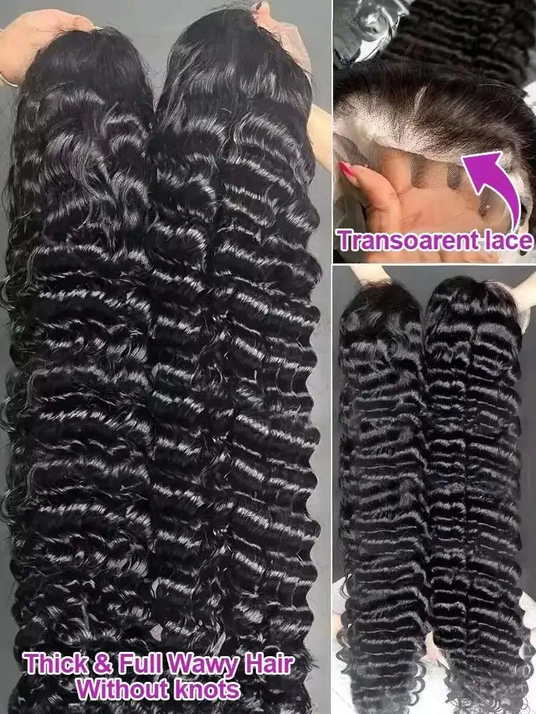 Brazilian HD Loose Deep Wave Lace Front Wigs