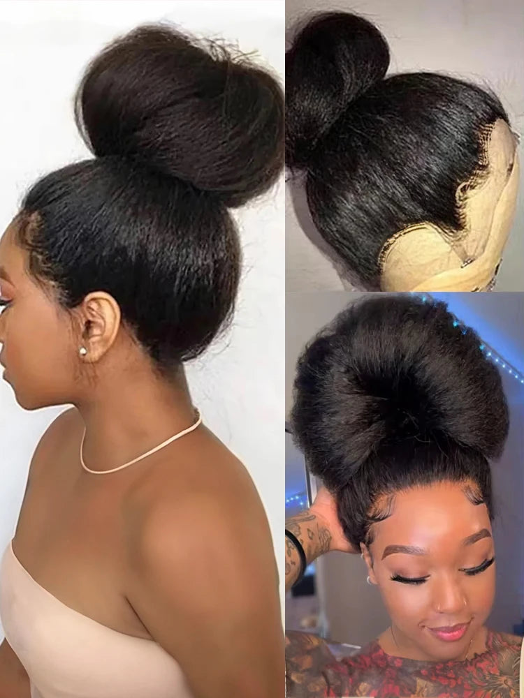 Brazilian Yaki Straight Kinky Wig