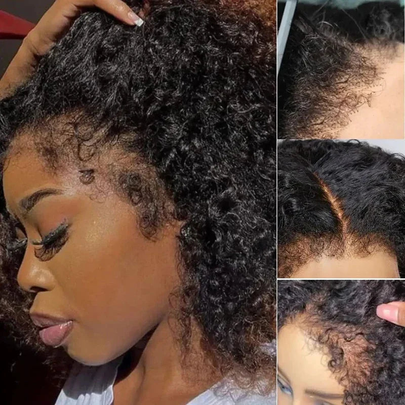 Kinky Curly Glueless HD Wigs