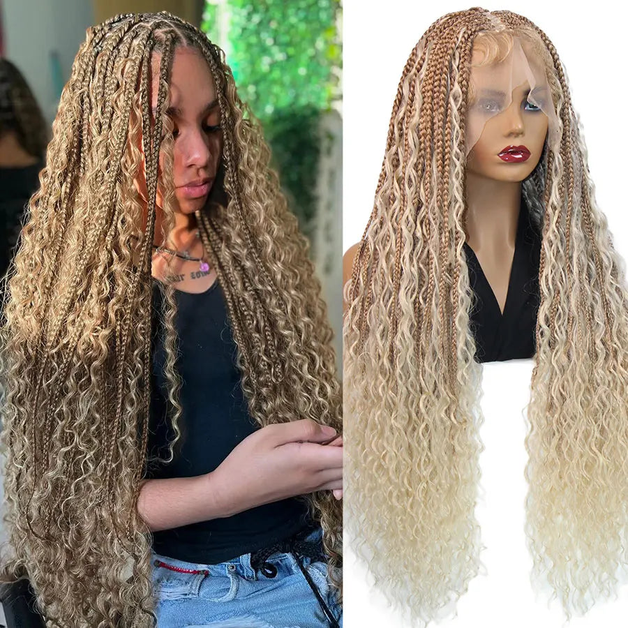 Blonde Bohemia Box Braided Wigs