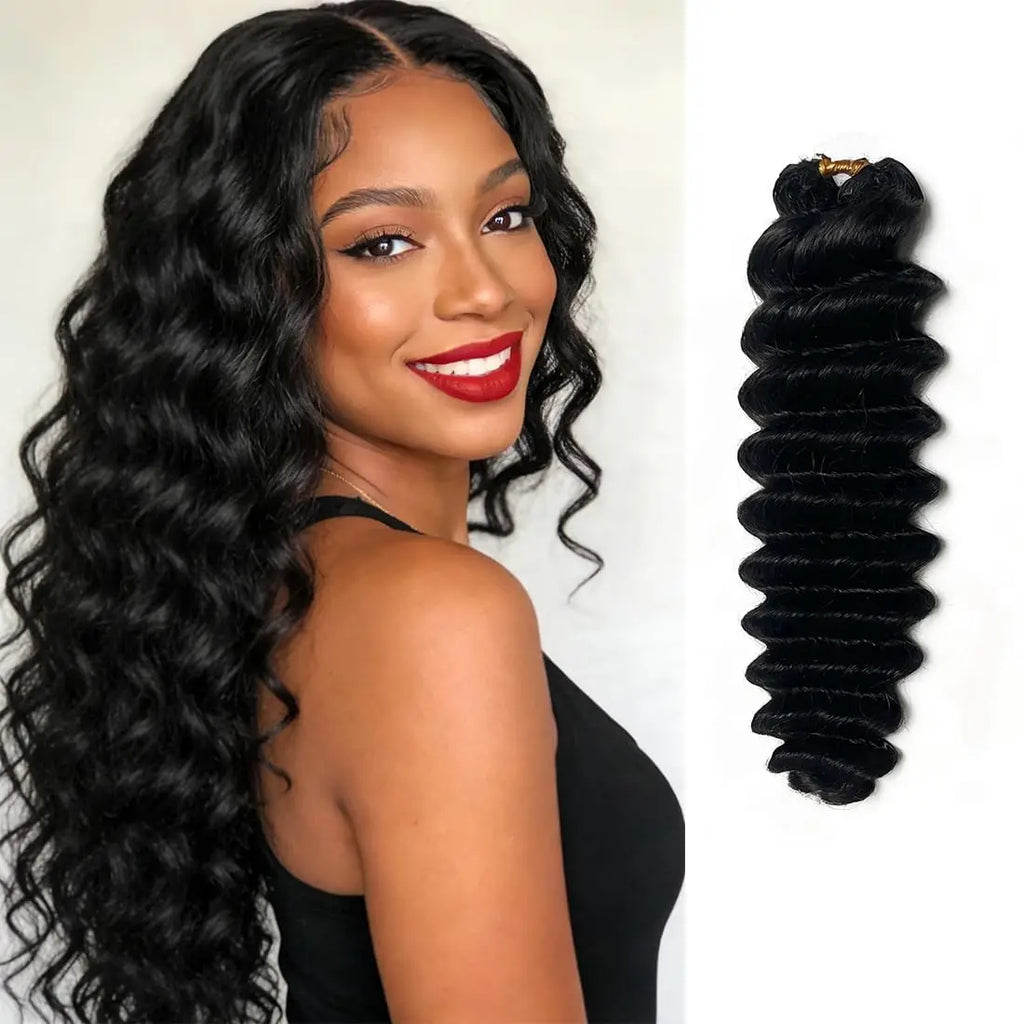 Tight Curly Pre-Separated Knotless Crochet Extensions