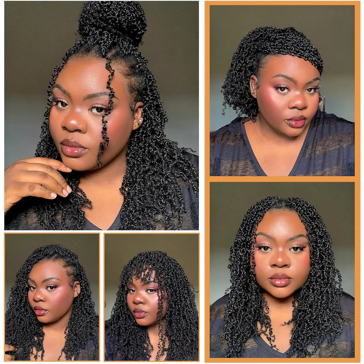 Yanky Twist Loop Feather Crochet Extension