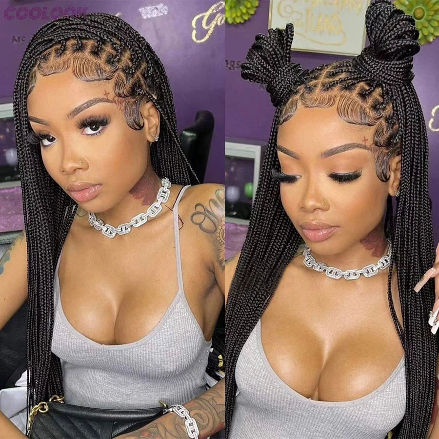 Small Knotless Box Braid Wigs