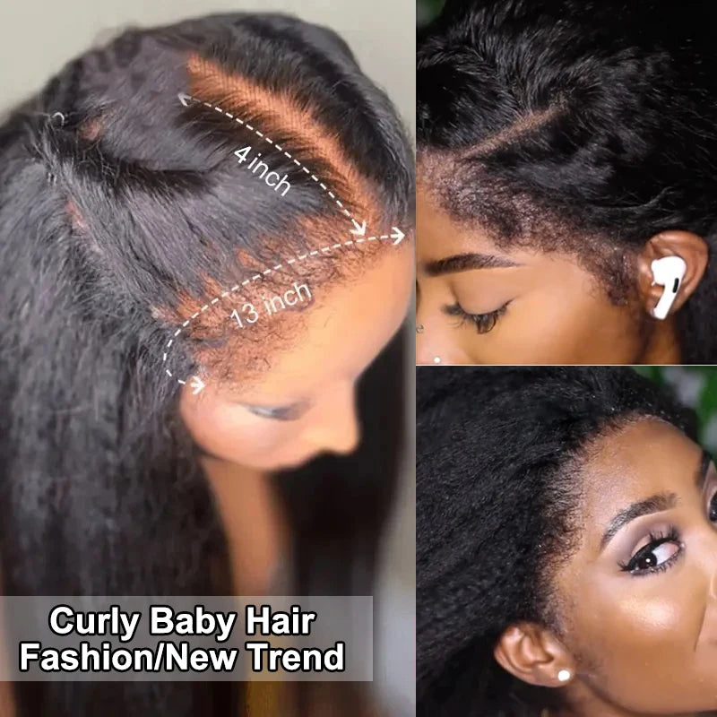 Brazilian Virgin Straight Kinky Wig