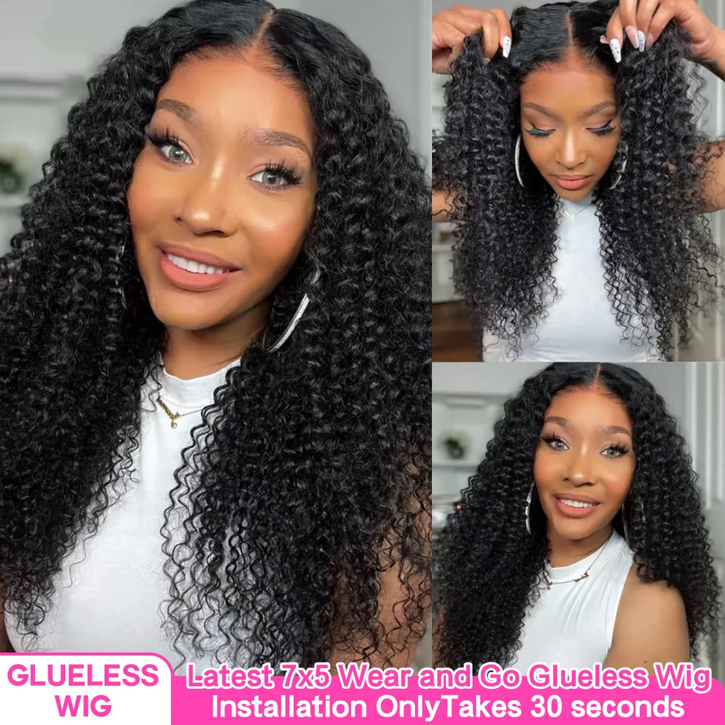 Wear And Go Kinky Curly Wig