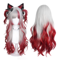 Harajuku Style Red White Cosplay Wig