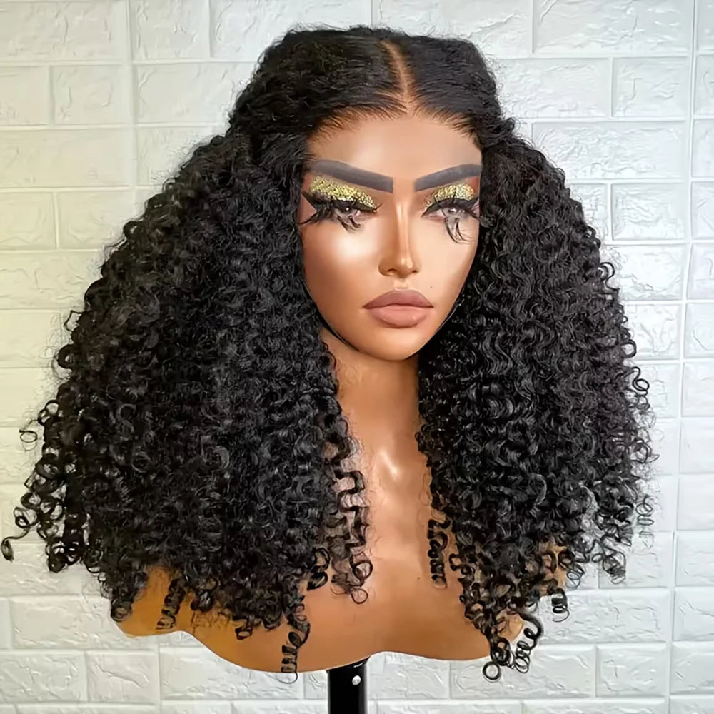 Kinky Curly Glueless HD Wigs