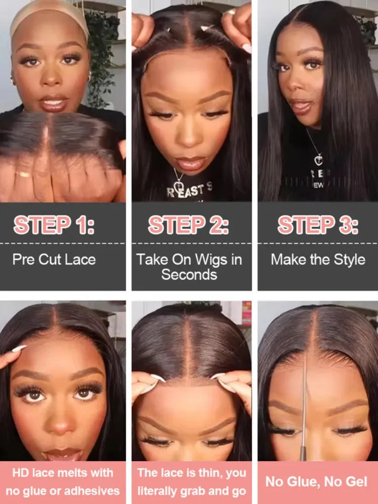 Water Wave Glueless Wig