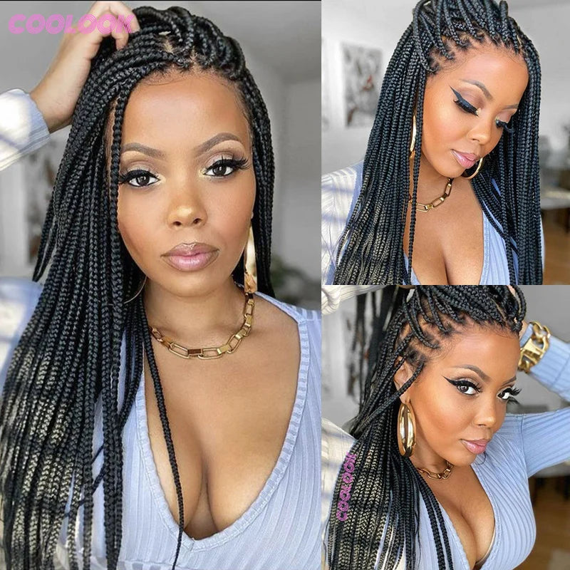Small Square Knotless Braid Wig