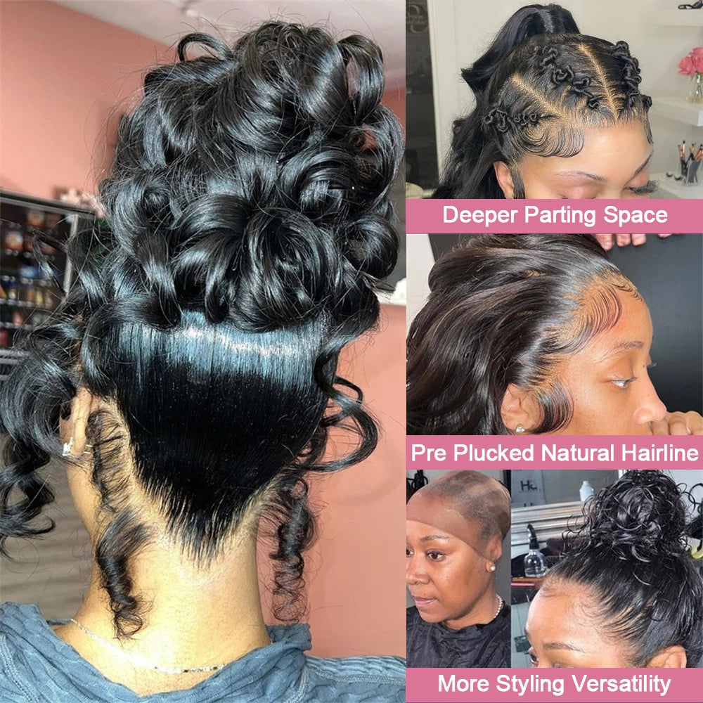 Pre plucked Brazilian Loose Wave Wig