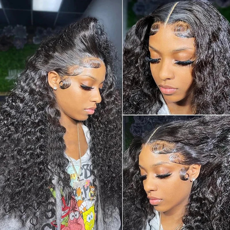 Easy Wear Curly Water Wave Wigs