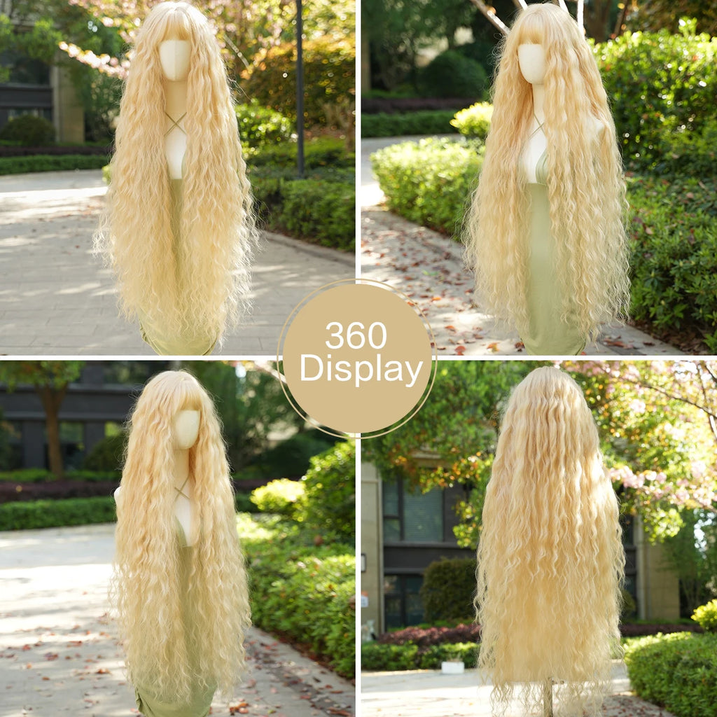 Extra Long Cosplay Wigs With Bangs