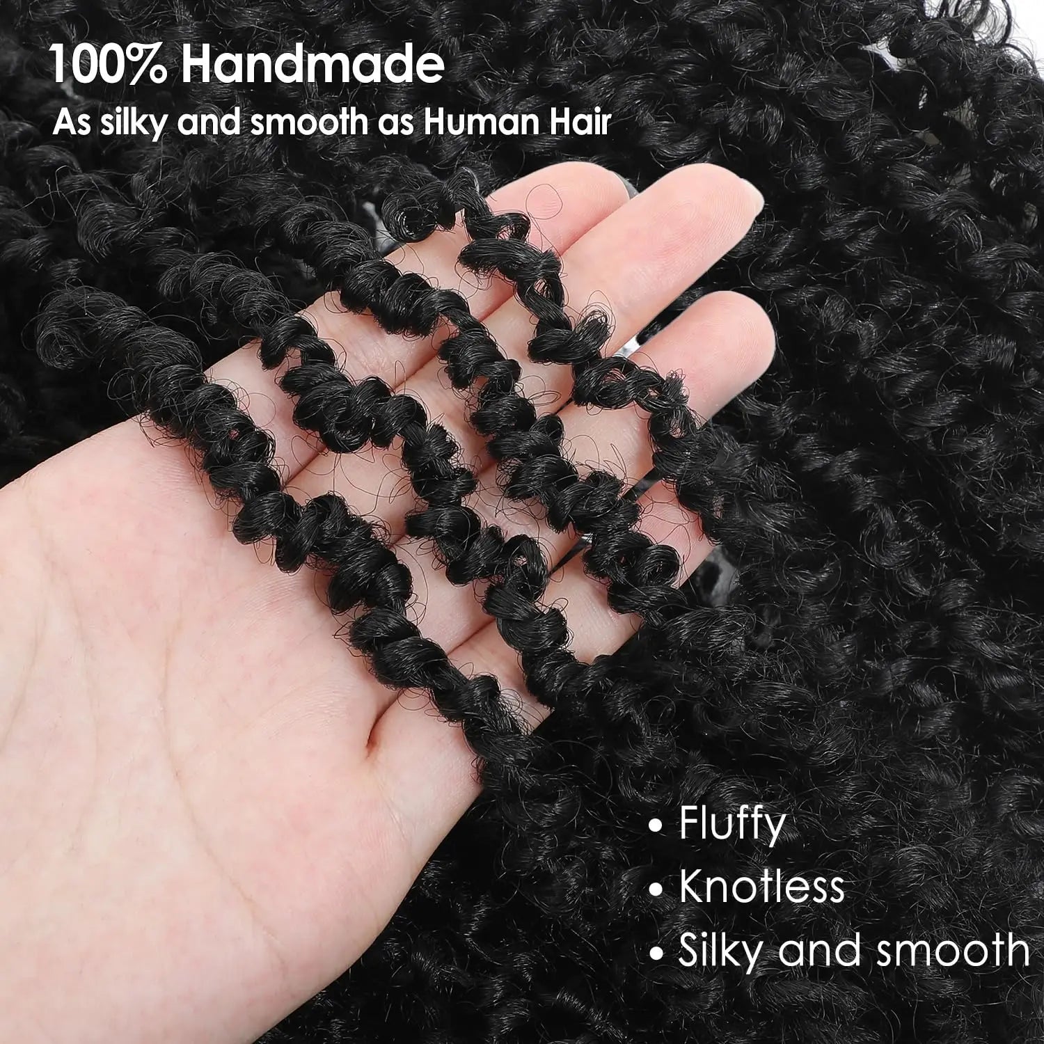Yanky Twist Loop Feather Crochet Extension