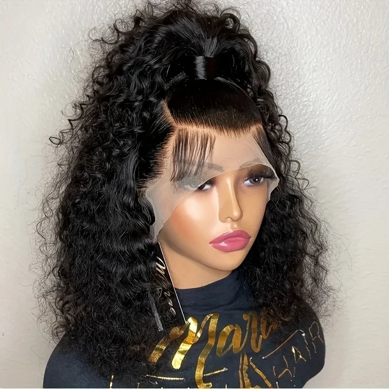 Deep Wave Bob Lace Front Wigs