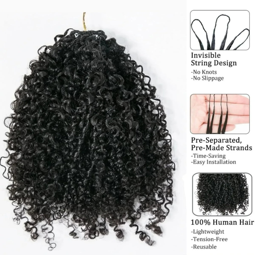 Pixie Curls Crochet Human Hair Extension