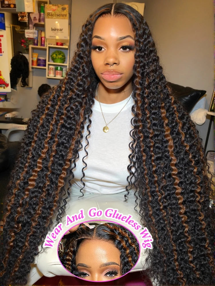 5x5 Glueless Deep Wave Wigs