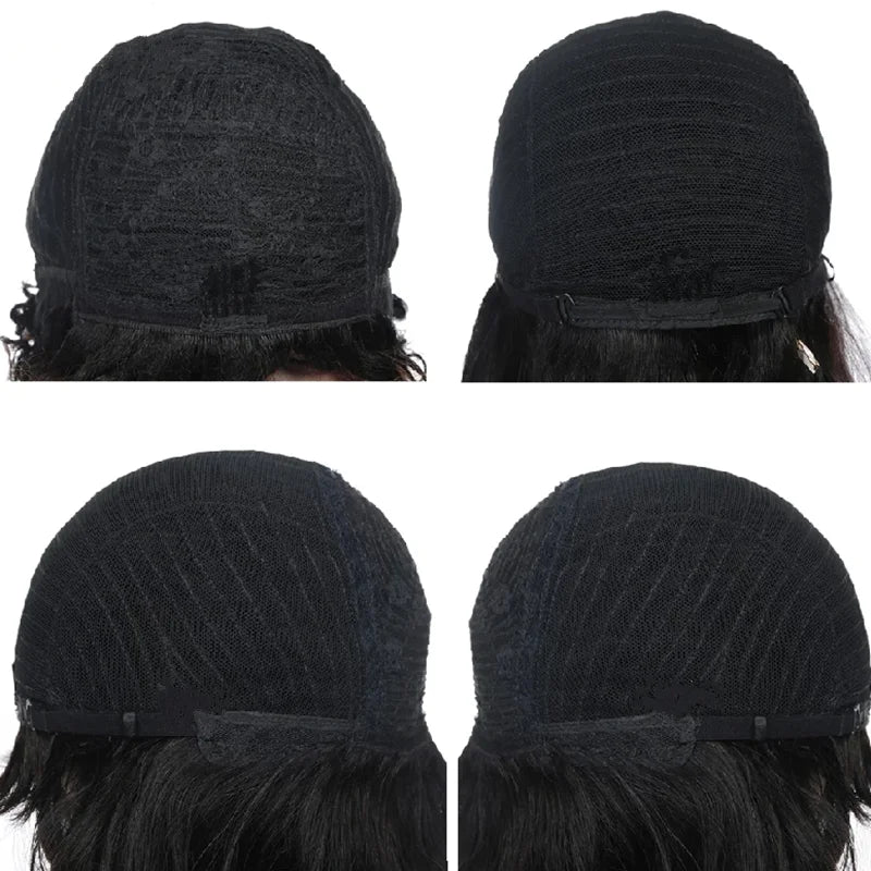 Pixie cut short afro hair wig