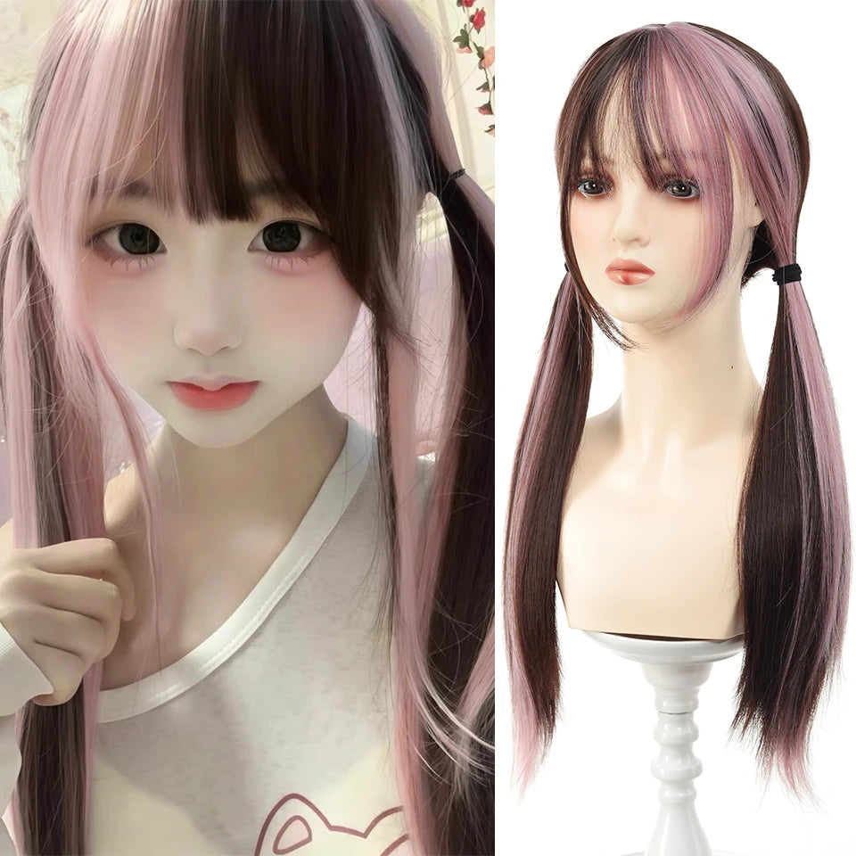 Pink Tousled Cosplay Wig