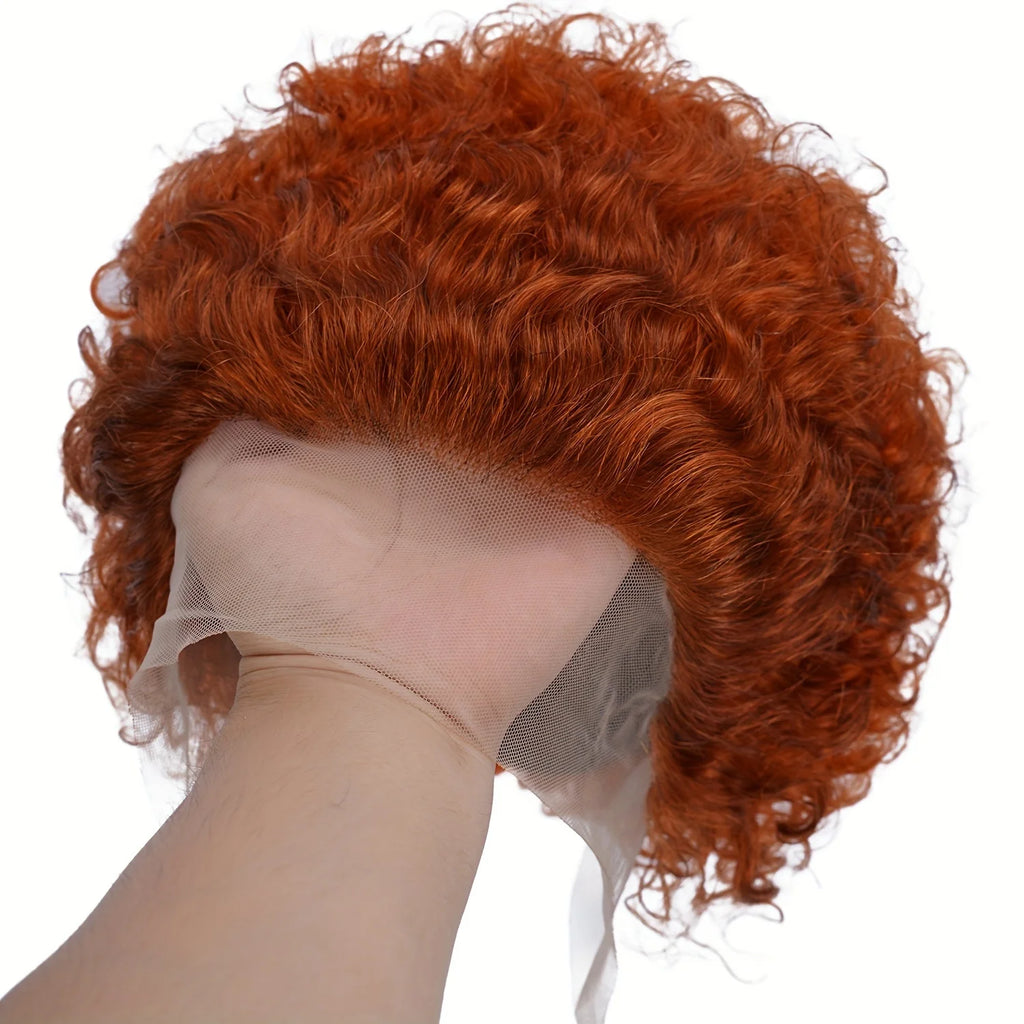Short Pixie Cut Kinky Curly Wig