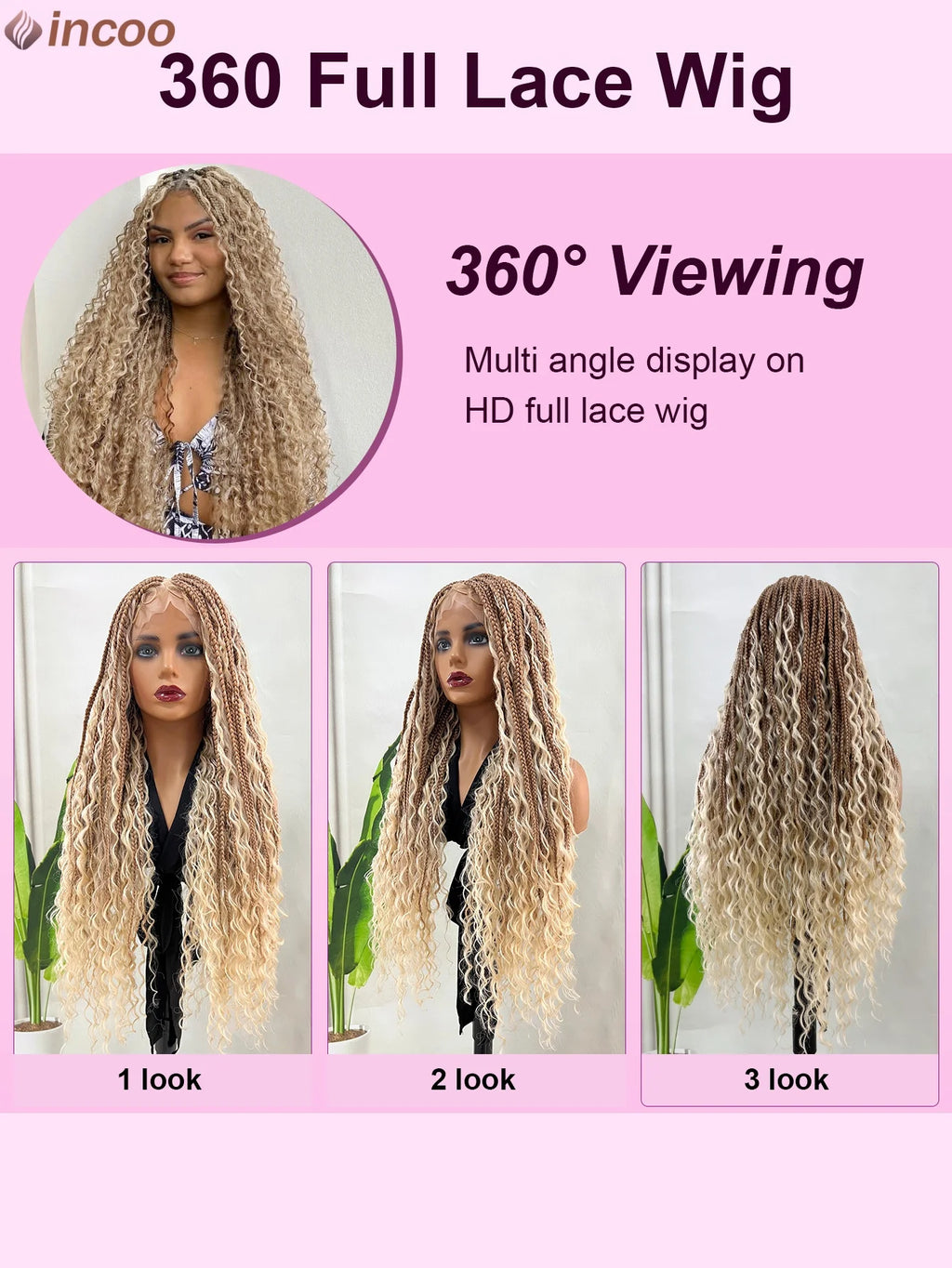 Blonde Bohemia Box Braided Wigs