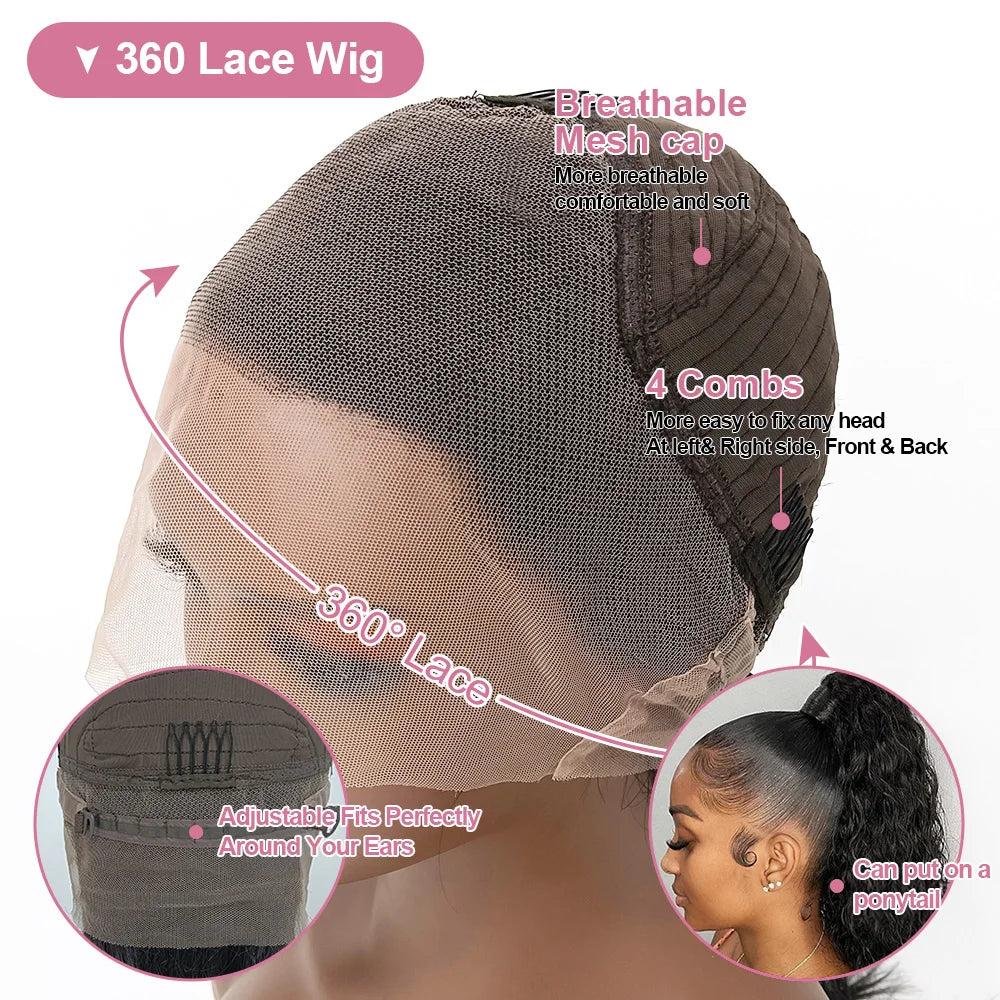 Pre plucked Brazilian Loose Wave Wig