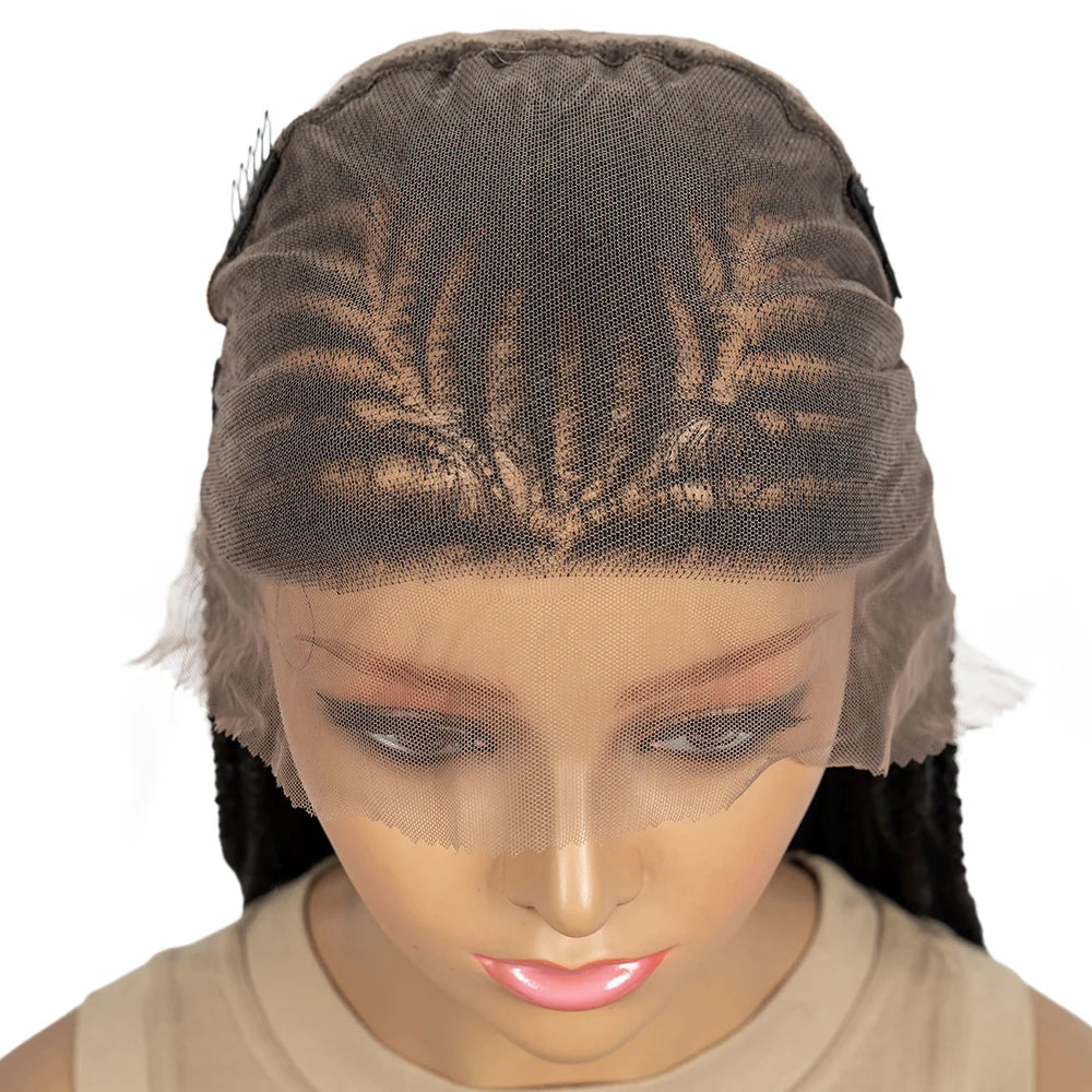 Synthetic Long Length Cornrow Braided Wig