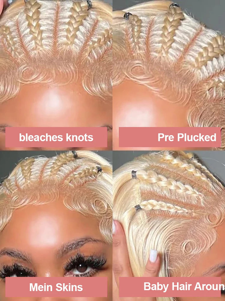 Honey Blonde Loose Wave Lace Frontal Wig