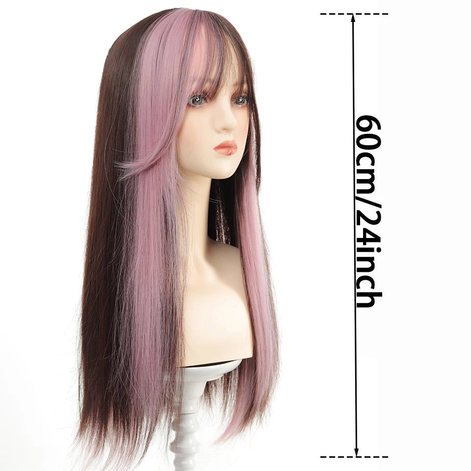 Pink Tousled Cosplay Wig