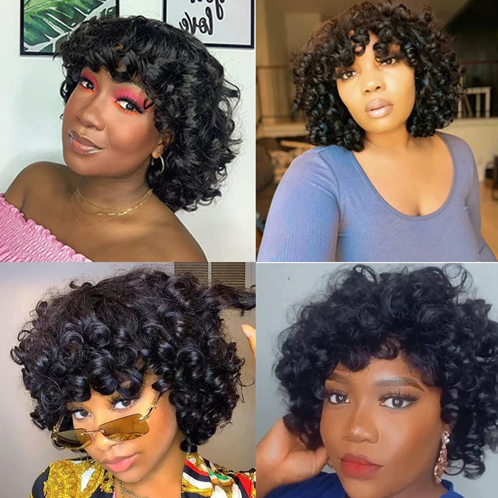 Afro Rose Curly Funmi Wigs