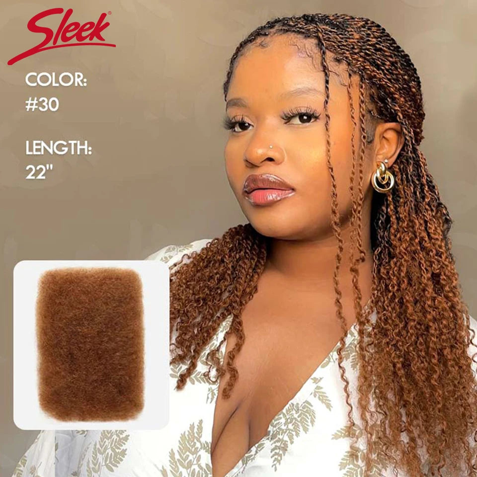 Afro Kinky Curly Bulk Hair For Braid