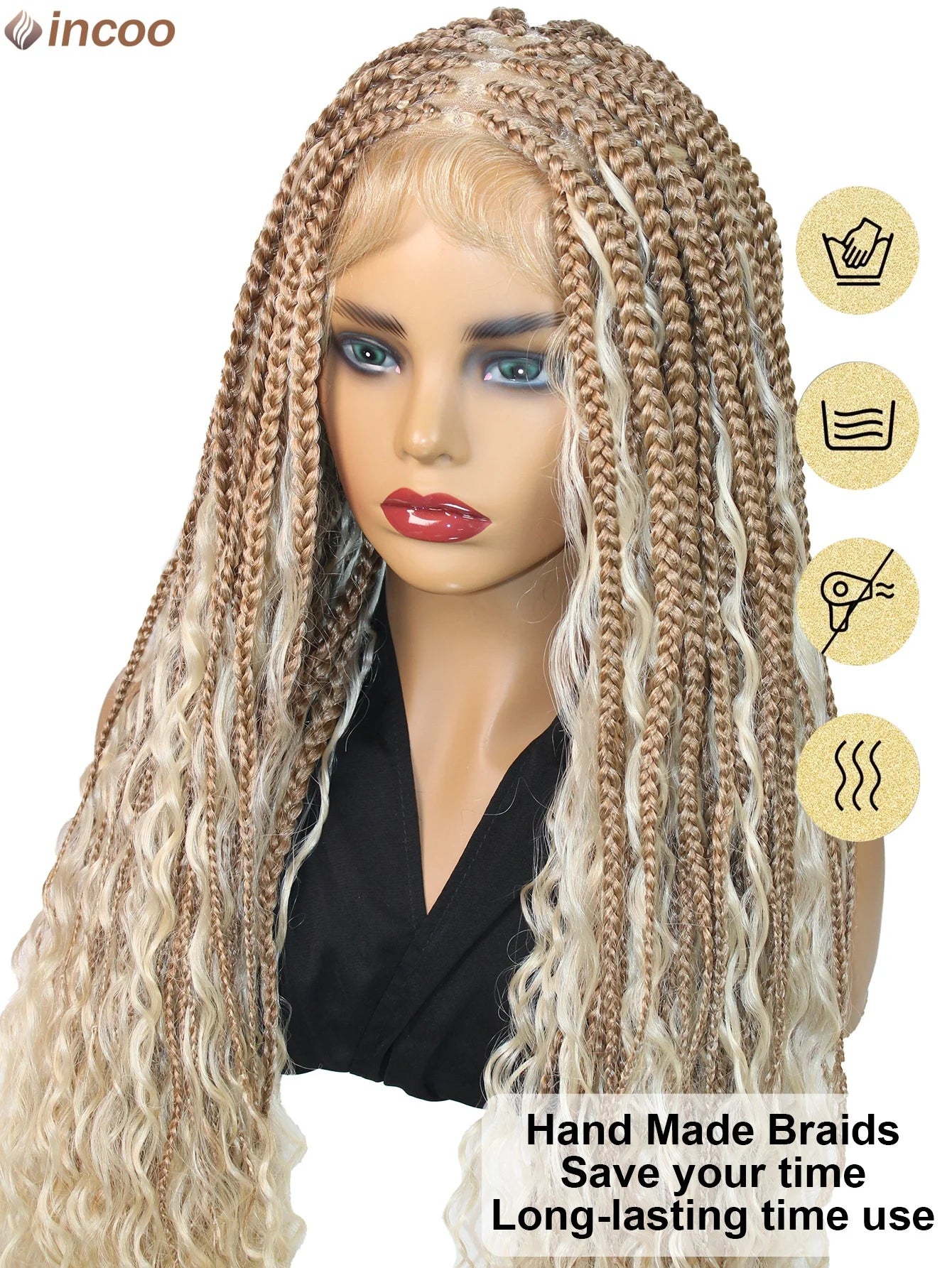 Blonde Bohemia Box Braided Wigs