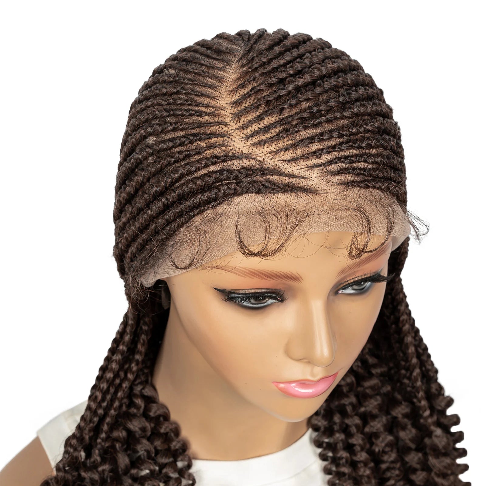 Synthetic Cornrow Braids Wig