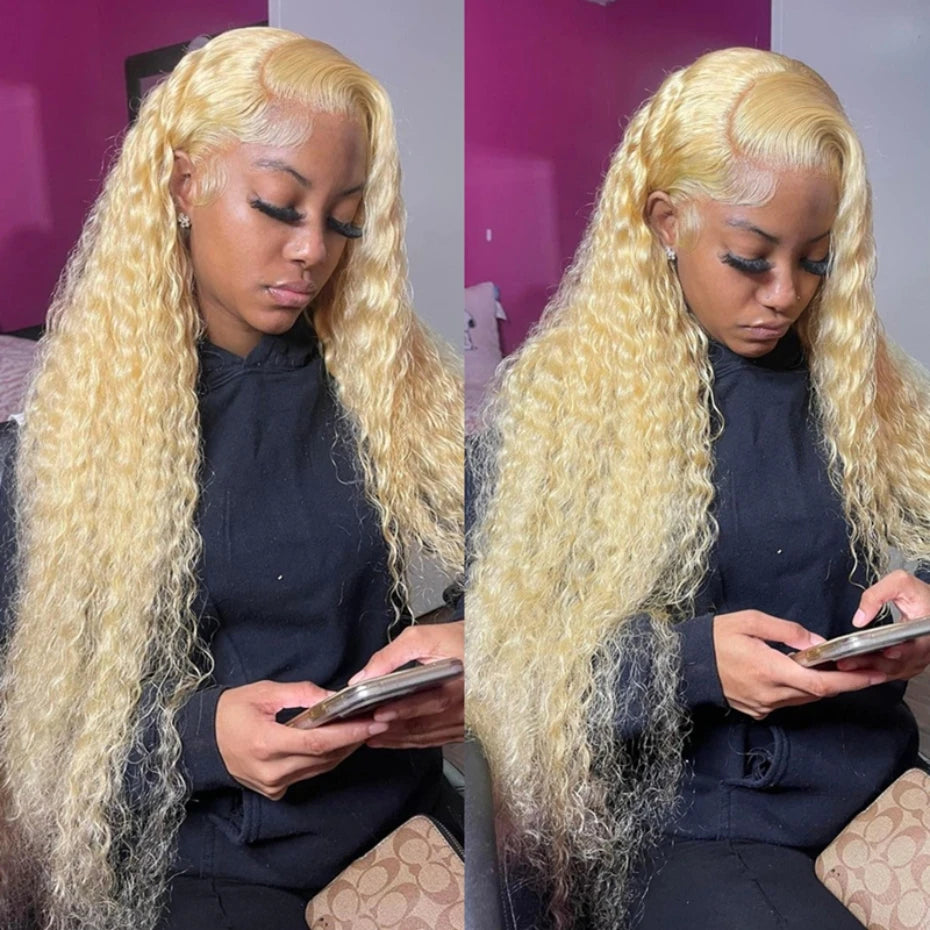 Deep Wave Blond Human Hair Bundles