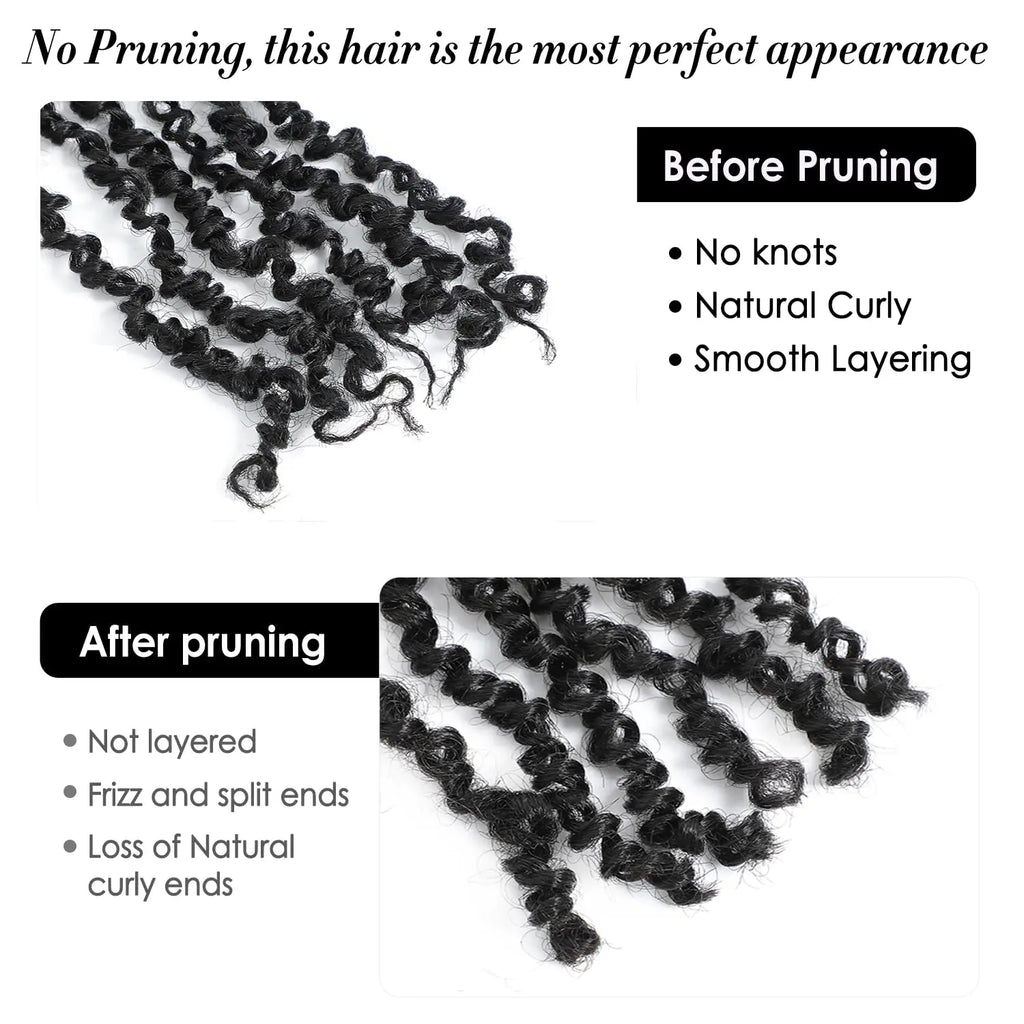 Yanky Twist Loop Feather Crochet Extension