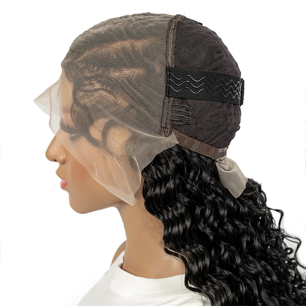 Cornrow Braided Deep Wave Hair Wigs
