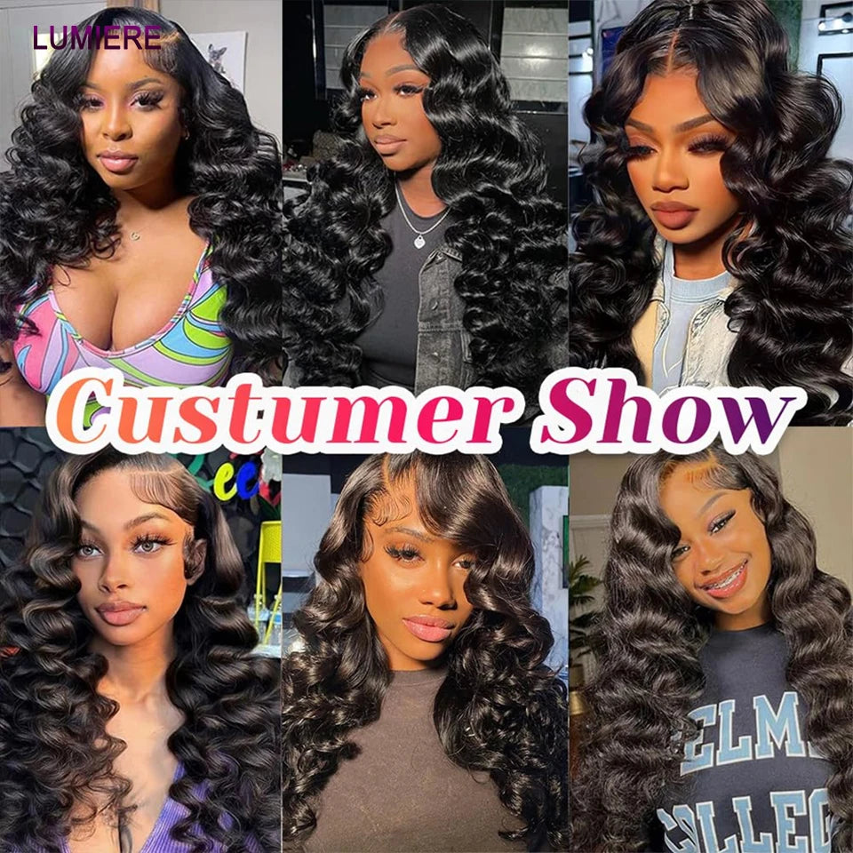 Loose Deep Wave Hair Bundles With HD Closure