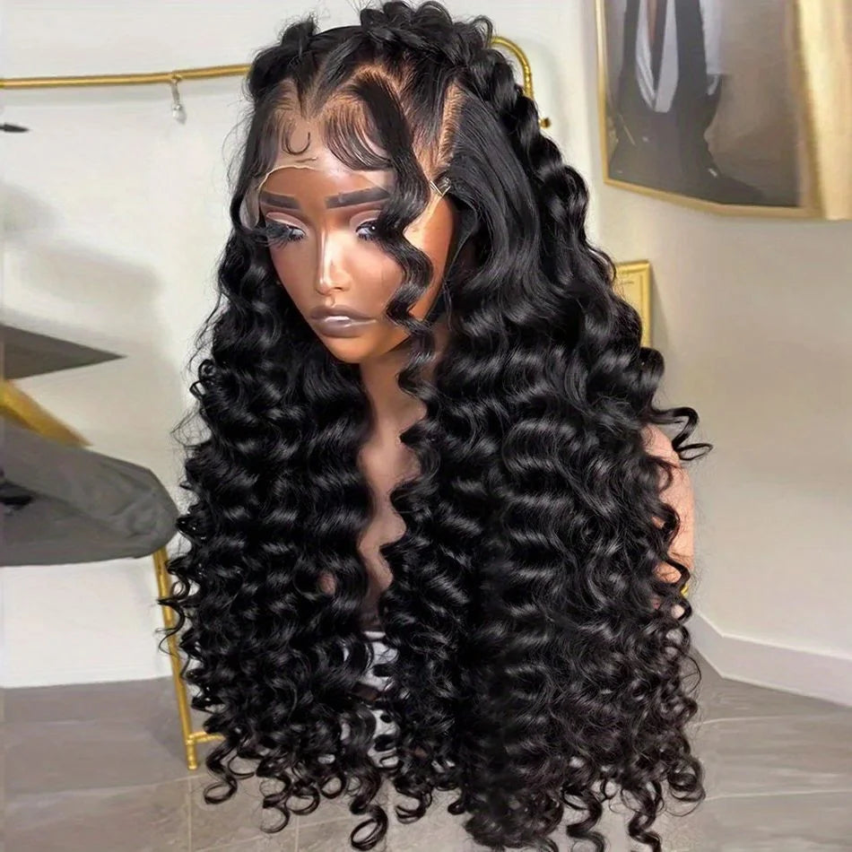 Burmese Curly Deep Wave Hair Wig