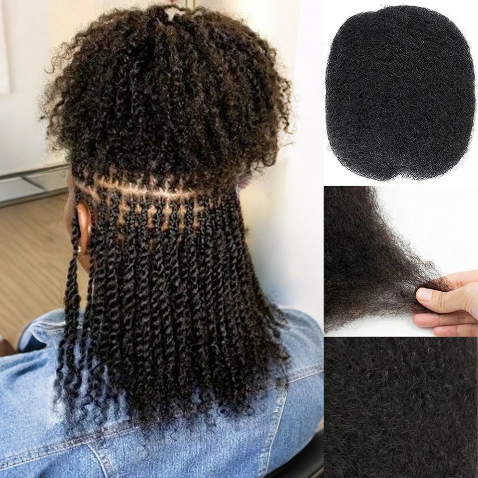 Afro Kinky Curly Bulk Hair For Braid