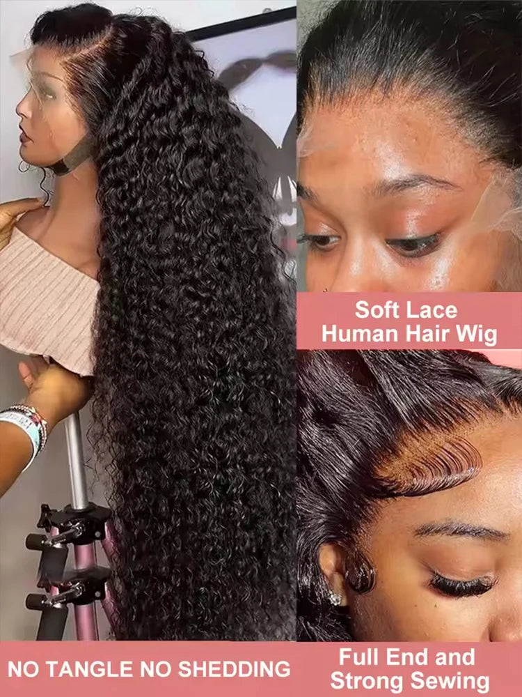 Glueless Loose Deep Wave Frontal Wig