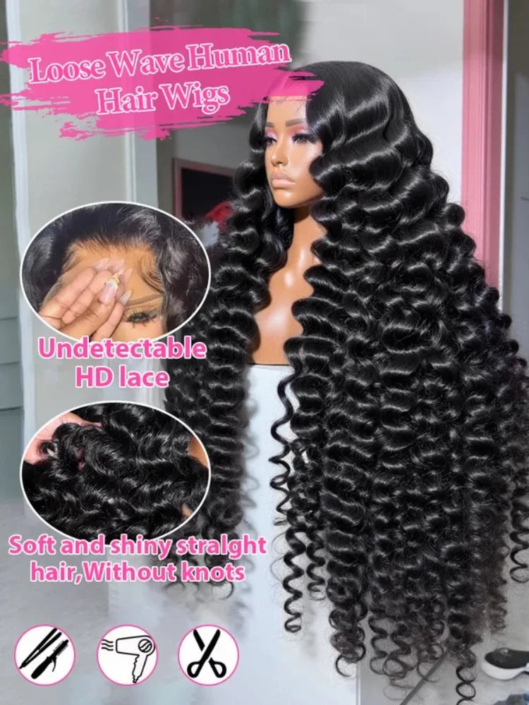 Water Wave Glueless Wig