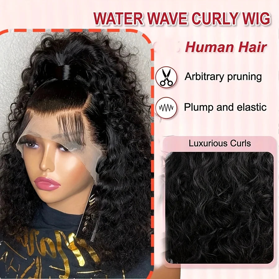 Deep Wave Bob Lace Front Wigs